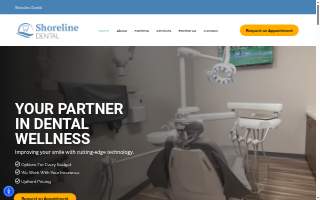 Shoreline Dental website