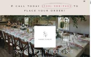 Sunset Florist website