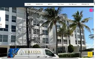 Triton Waterproofing of Asbury Park website