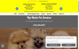 Yellow Roof Pet Care website