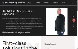 AC Mobile Notary website