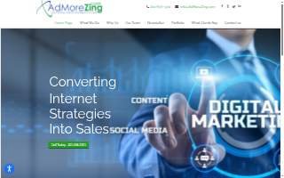 AdMoreZing website