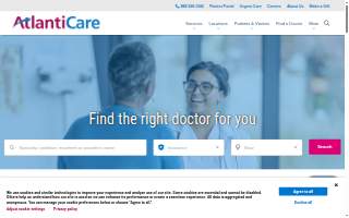 Atlanticare Behavioral Health of Egg Harbor website