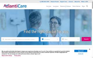 AtlantiCare Regional Medical Center, Atlantic City Campus website