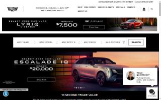 Ciocca Cadillac of Atlantic City website