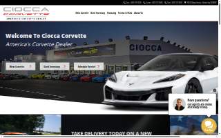 Ciocca Corvette website