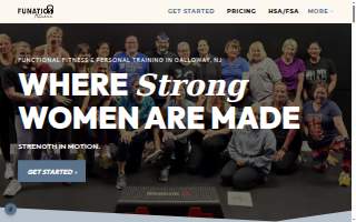 Funatics Fitness website