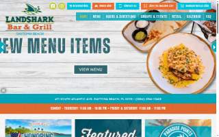 LandShark Bar & Grill - Atlantic City website