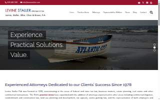 Levine Staller Sklar Chan & Brown, P.A. website