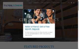 Tilton Fitness website
