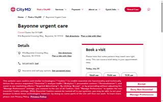 CityMD Bayonne Urgent Care - New Jersey website