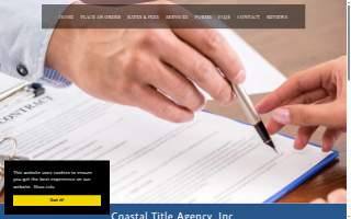 Coastal Title Agency website