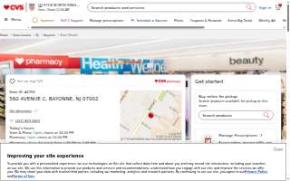 CVS Pharmacy website