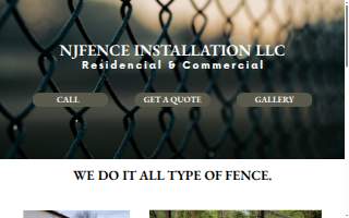 NJ fence Installation LLC of Bayonne website