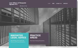 Pasquale Agresti Law Office website