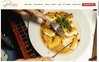 Piccolino Ristorante NJ website