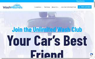 Wash Hounds Express Car Wash of Staten Island website