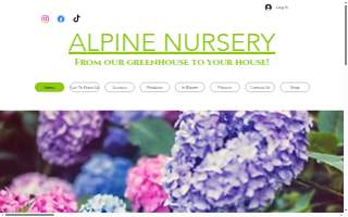 Alpine Nursery & Garden Center website