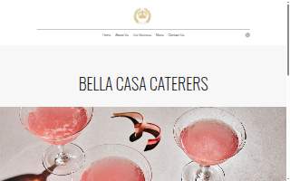Bella Casa Caterers website