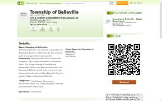 Belleville Tax Collector website