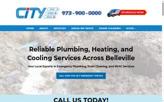 City Plumbing Heating Air conditioning & Drain Cleaning website