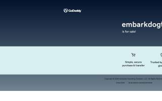 Embark Dog Training Company LLC website