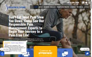 Health & Spine Wellness Center website