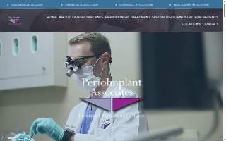 Periodontal & Implant Associates - Livingston website