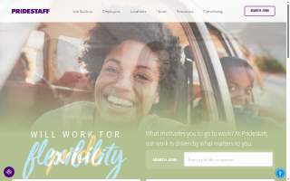 PrideStaff website