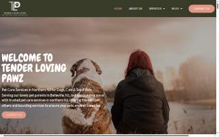 Tender Loving Pawz website
