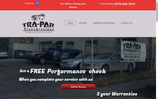 Tra-Par Transmissions website