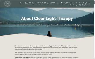 Clear Light Therapy - Bergen County Therapists website
