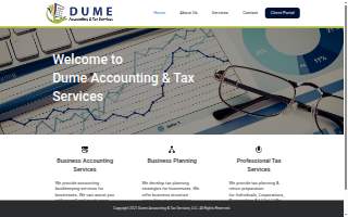 Dume Accounting & Tax Services website