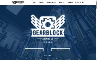 Gearblock Brewing Company of Bergenfield website