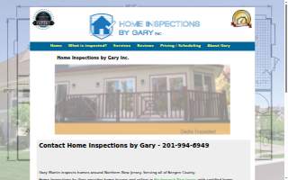 Home Inspections by Gary, inc of Bergenfield website