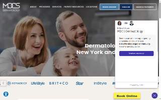 MDCS Dermatology: Medical Dermatology and Cosmetic Surgery of Bergenfield website