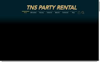 TNS Party Rental of Bergenfield website