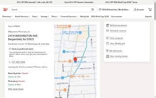 Walgreens of Bergenfield website