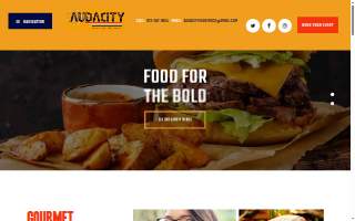 Audacity Food Truck and Kitchen website