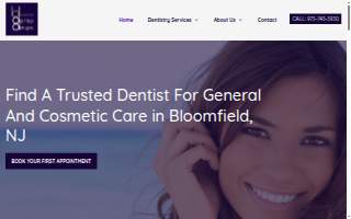 Bloomfield Dental Designs website