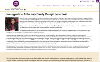 Cindy Ramjattan-Paul, PC website
