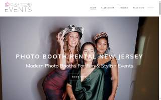Glam Booth Events website