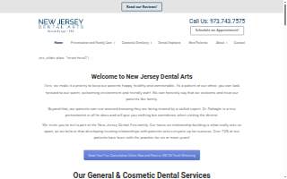 New Jersey Dental Arts website