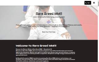 Rare Breed Mixed Martial Arts website