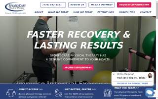 SportsCare Physical Therapy Bloomfield website