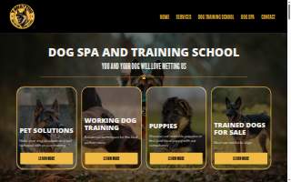 Tanattus K9 - Dog Spa and Training School of Bloomfield website
