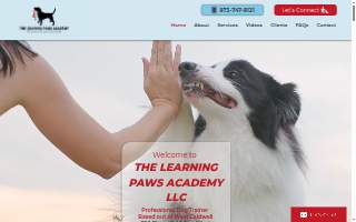The Learning Paws Academy LLC of Bloomfield website