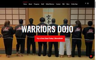 Warriors Dojo of Bloomfield website
