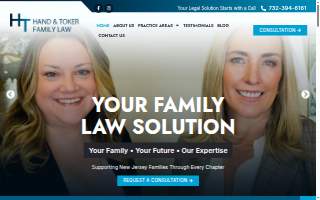 Hand and Toker Family Law, LLC of Bound Brook website