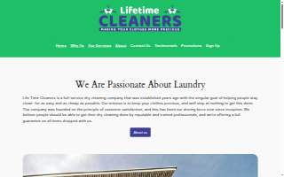 Lifetime Cleaners of Bound Brook website